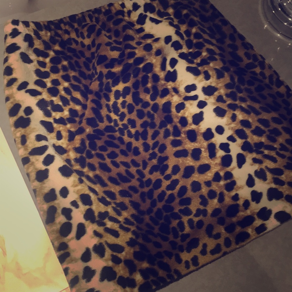Leopard skirt
